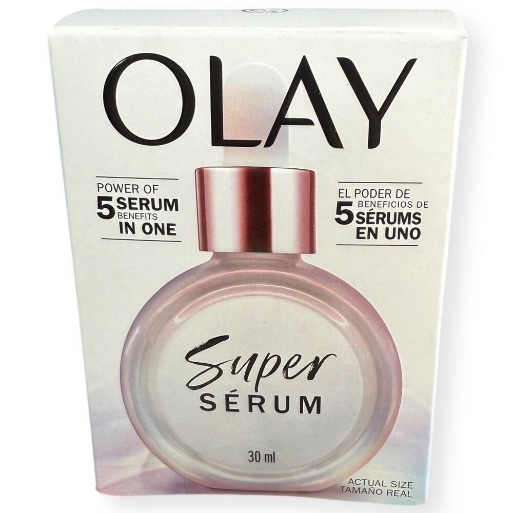 Olay Super Serum 30ml Niacinamide Collagen Peptide Vitamin C AHA NIB - Picture 1 of 6
